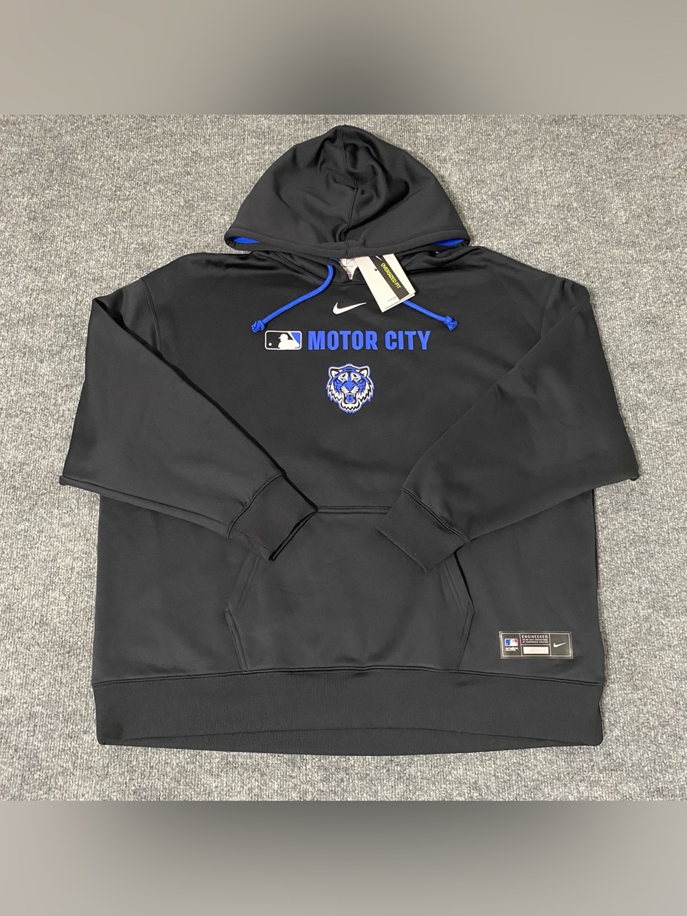 Nike Detroit Tigers City Connect Therma Pullover Hoodie Womens XL NWT